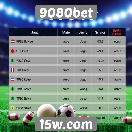 Comparativo entre o 9080bet e concorrentes no mercado