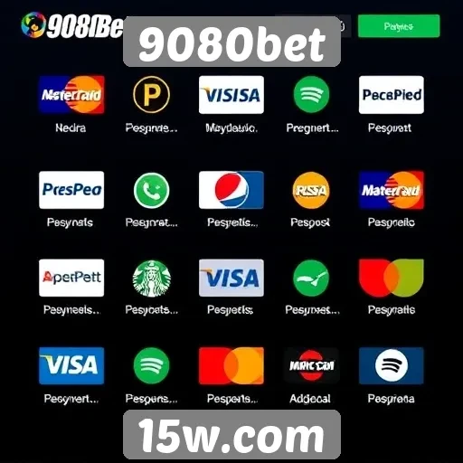 Opções de pagamento oferecidas pelo 9080bet